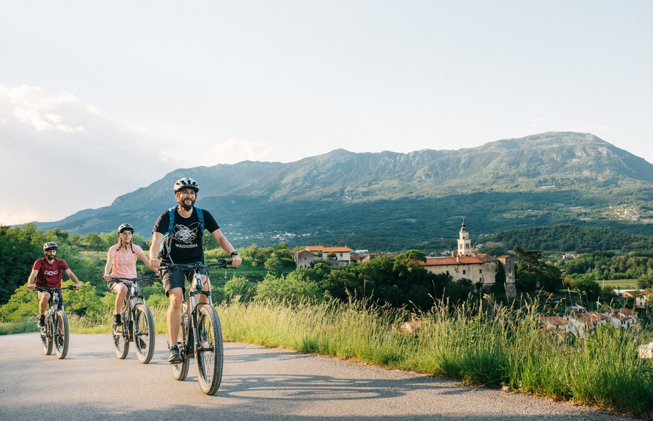 Biking in Slovenia Vipava Valley